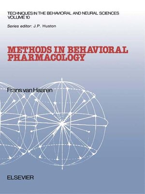 cover image of Methods in Behavioral Pharmacology
